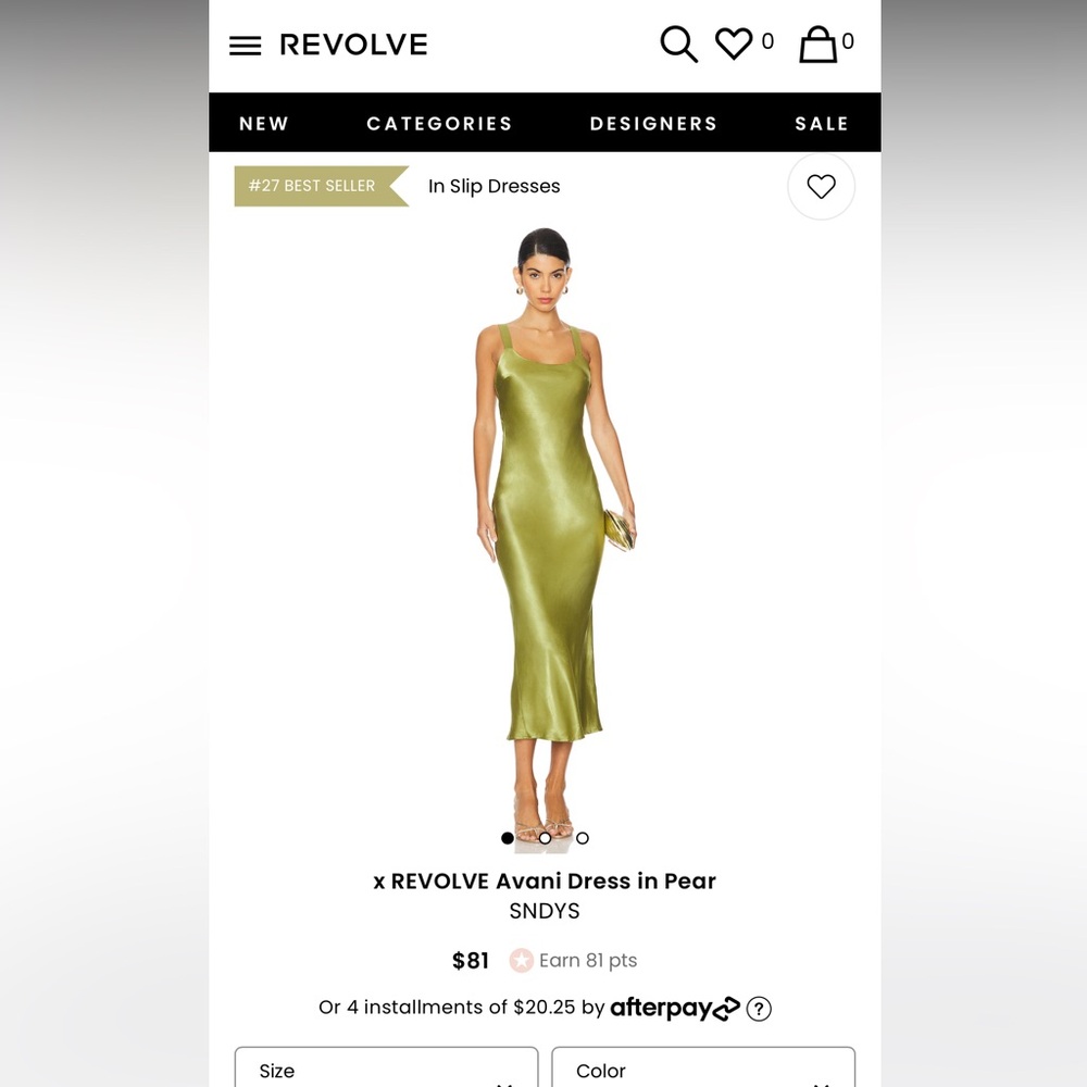 SNDYS x REVOLVE Avani Dress in Pear